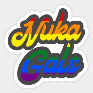 Nuka Gals Pride Sticker